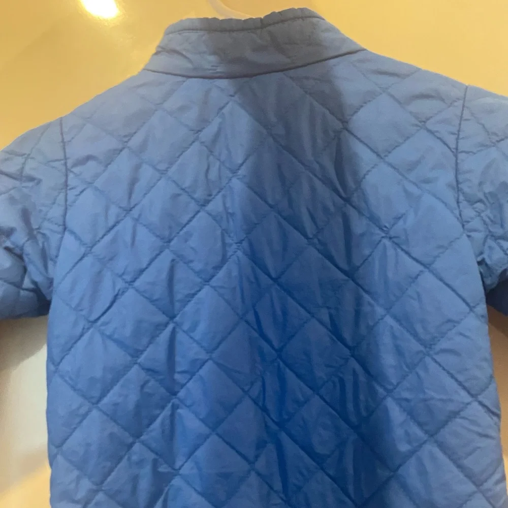 Patagonia Royal Blue Quilted Jacket with Logo Patch